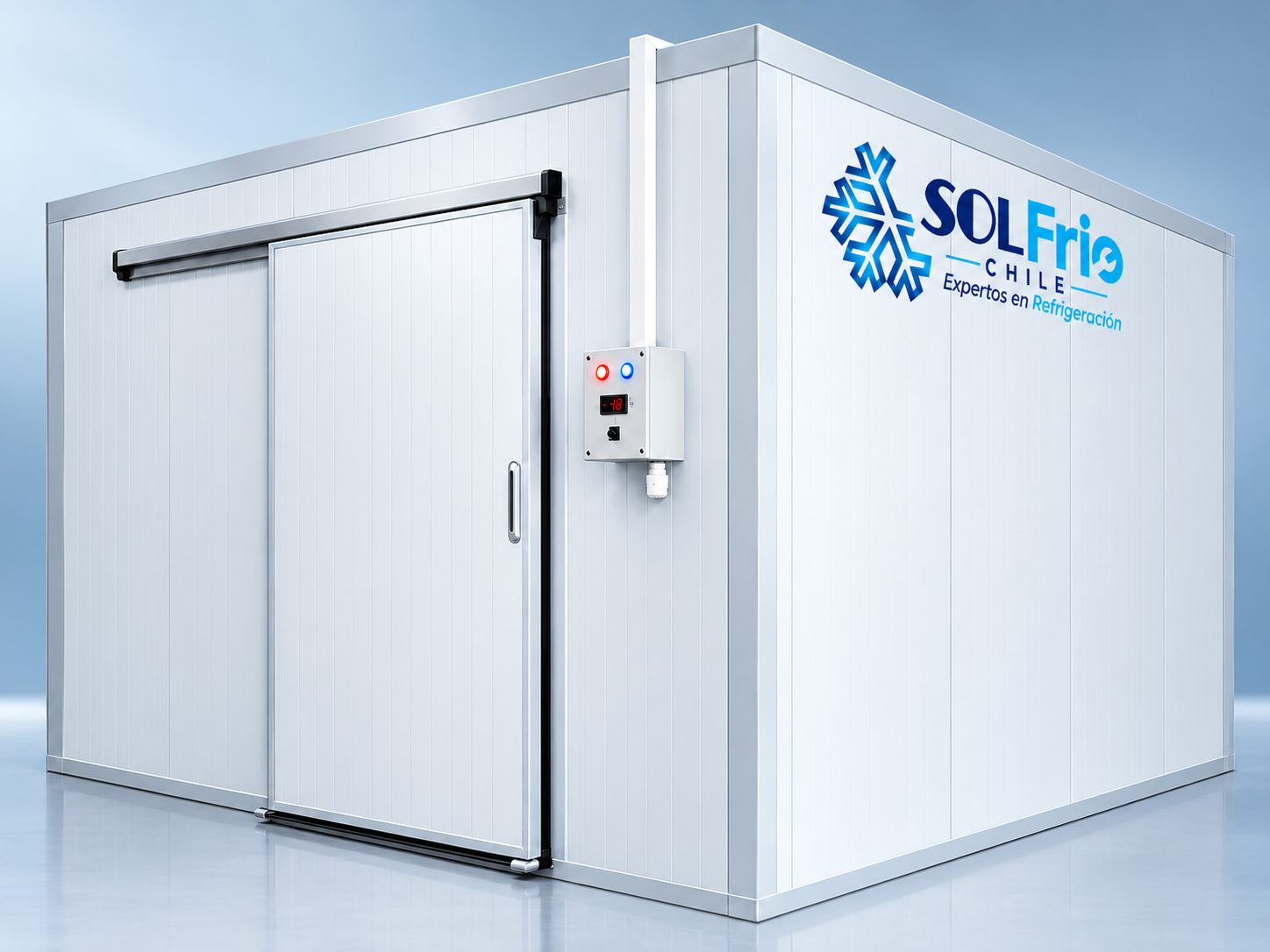Cámara frigorífica SOLFRIO CHILE con puerta corredera